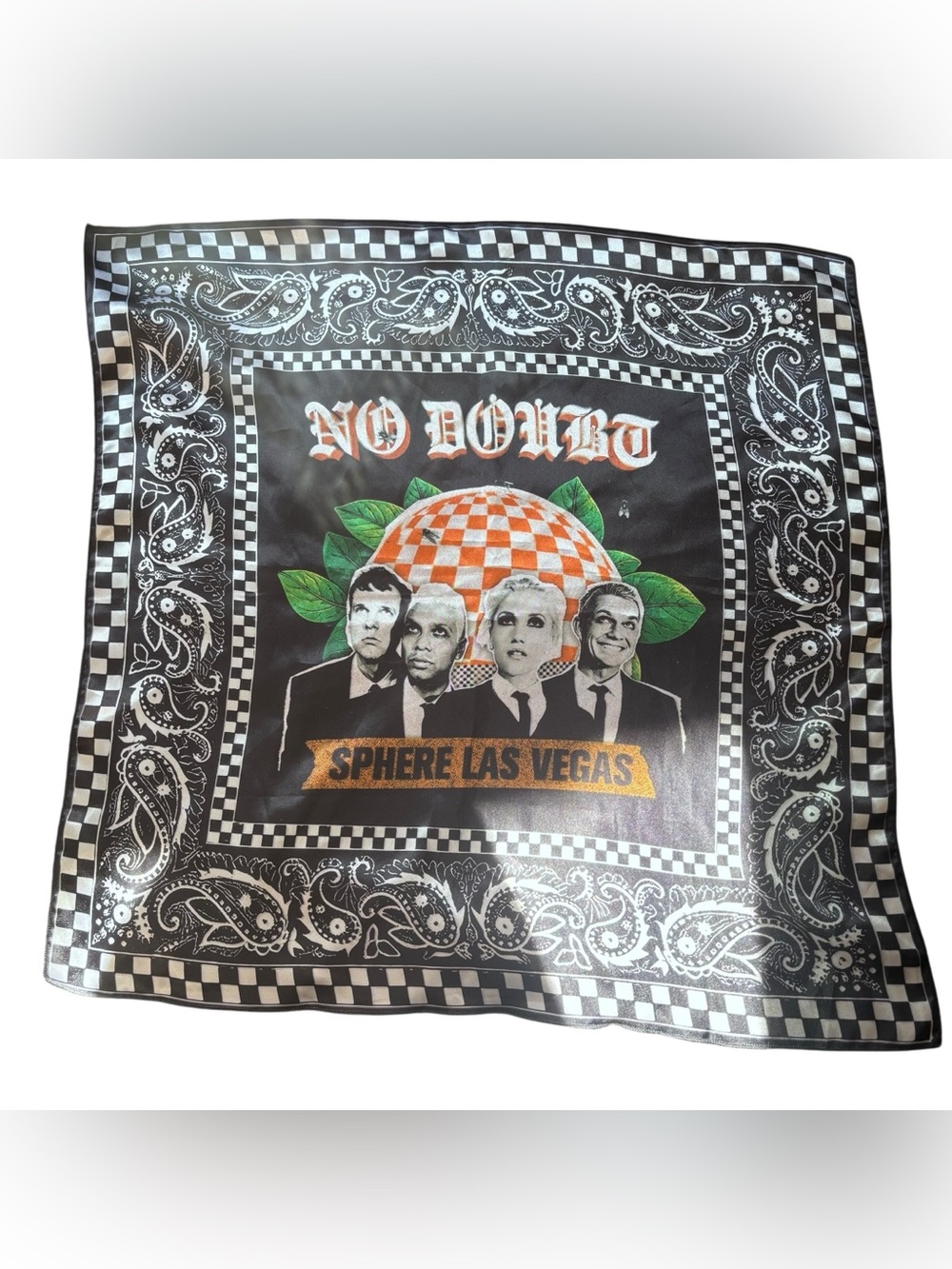 *New* No Doubt Sphere Las Vegas Graphic Bandana Scarf